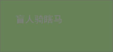 盲人骑瞎马