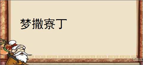 梦撒寮丁