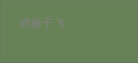 鸿雁于飞