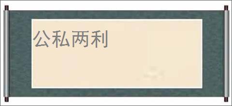 公私两利
