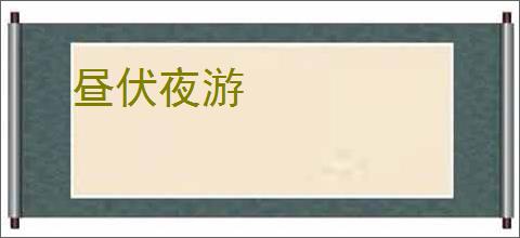 昼伏夜游